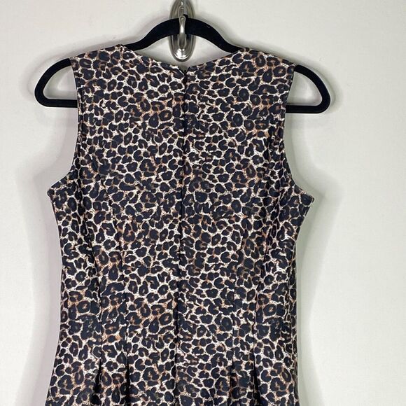 ISLE by Melis Kozan Leopard Animal Print Sleeveless Dress Women's Size Medium - Picture 4 of 10